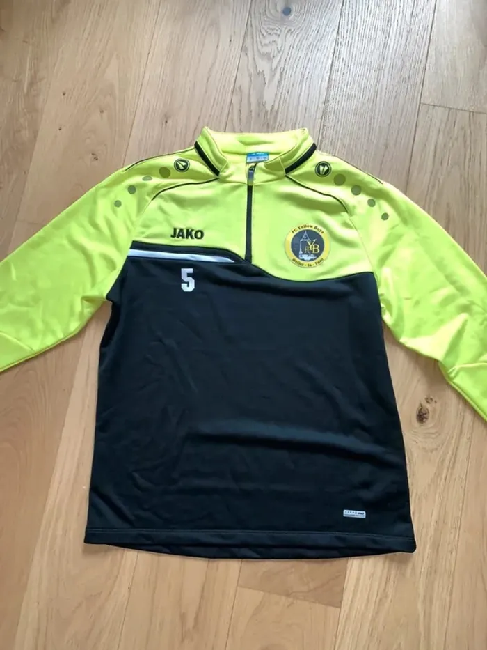 Pull à zip entrainement sport jako taille M