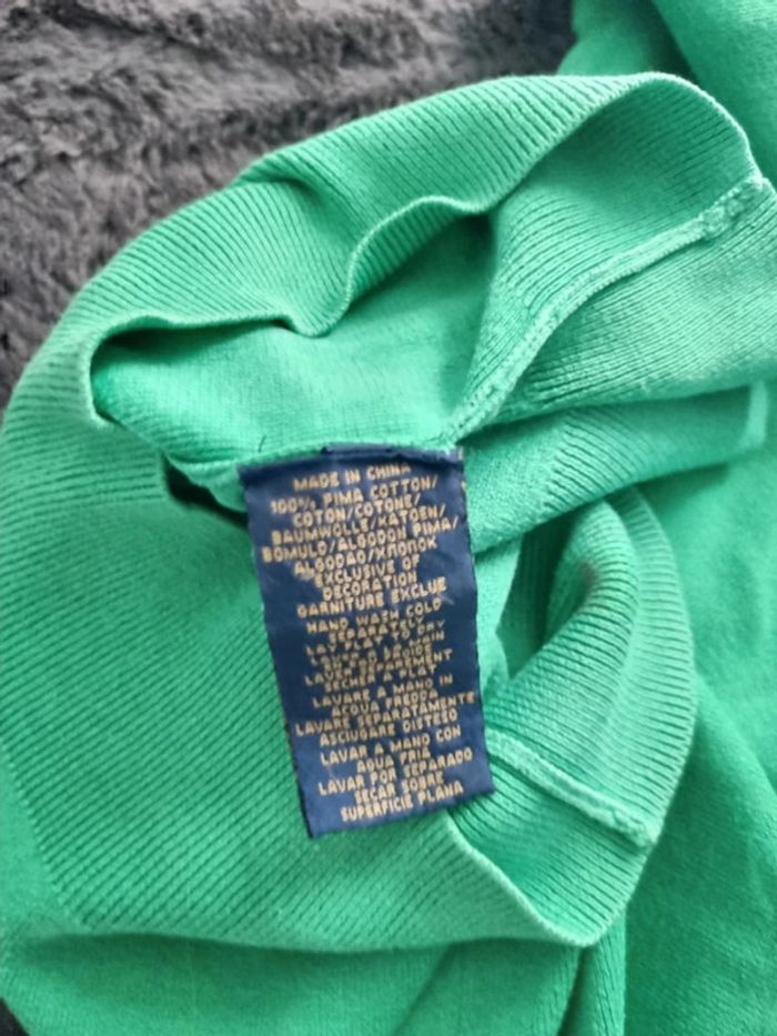 Pull col V Ralph Lauren vert, M Hommes - photo numéro 6