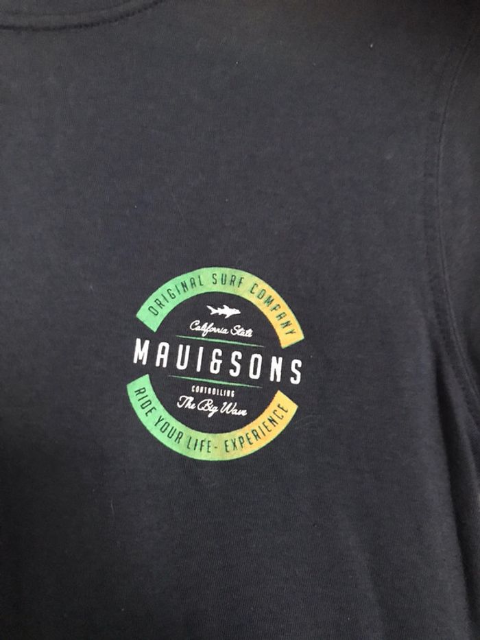 T-shirt manches longues marque Maui and sons taille 10 ans - photo numéro 9