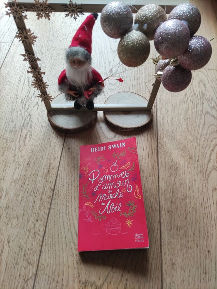 Pommes d'amour au marché de Noël