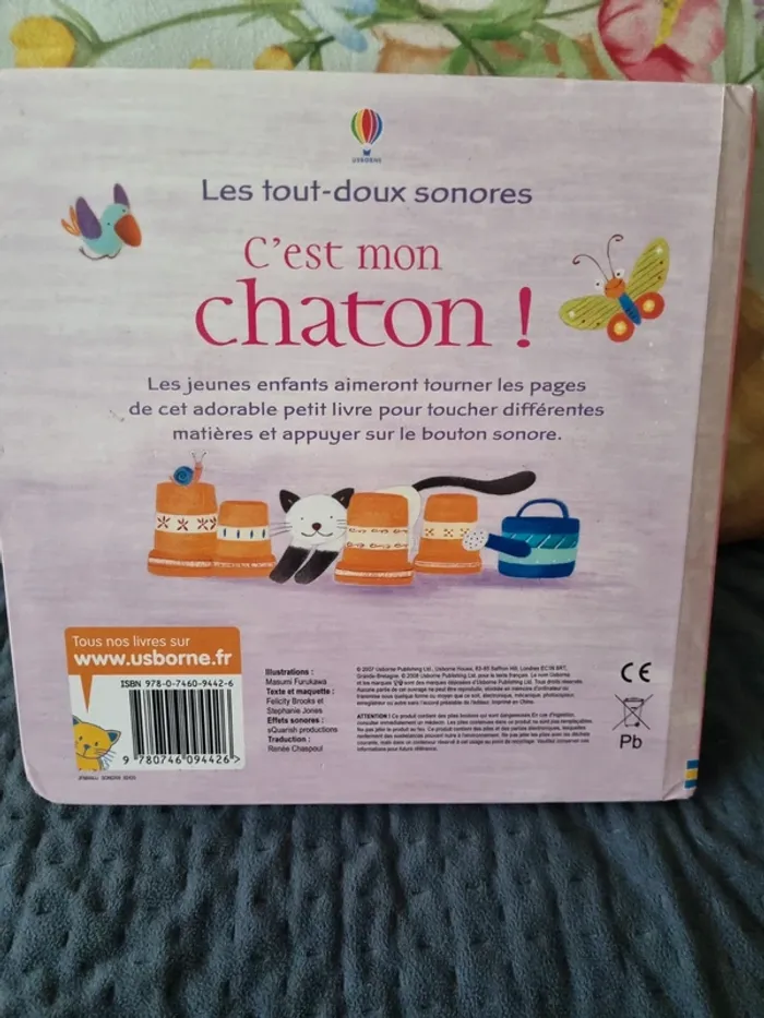 Livre sonore "c est mon chaton" - photo numéro 5