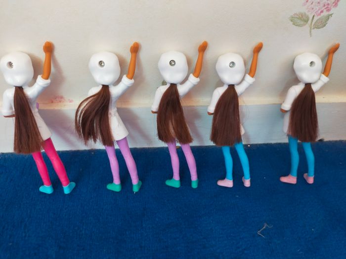 Lot de 5 poupées  14 cms pâtissières - photo numéro 2