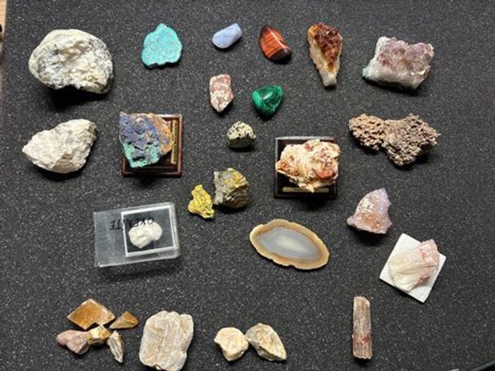 Collection de pierres/roches naturelles