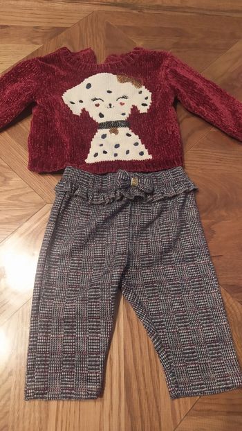 Ensemble fille pantalon pull 3 mois 62 cm