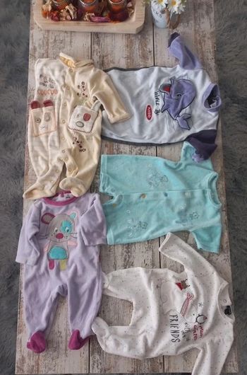 Lot de 5 grenouillères