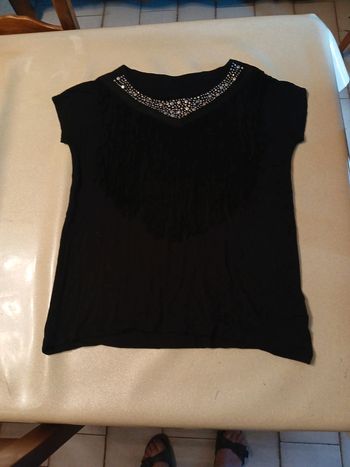 Tee-shirt manches courtes noir