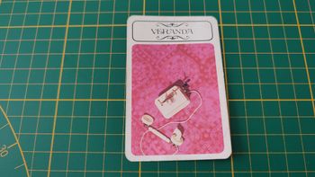 Carte véranda en l'état Cluedo miro-meccano pièce détachée jeu de société #E26