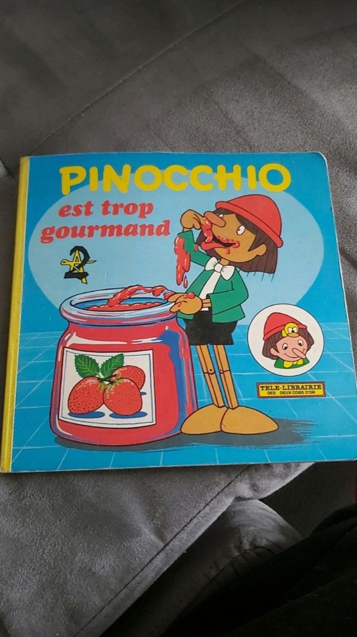 Livre Pinocchio est trop gourmand