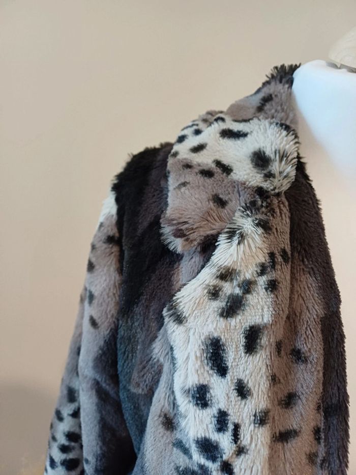 Veste chaude à imprimé Léopard PDK taille XS 34 - photo numéro 3
