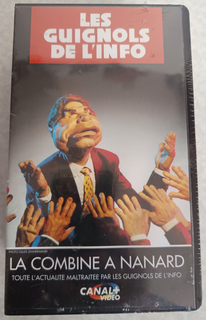 Coffret 2 VHS Les Guignols de l'Info Neuf Scellé N°5 et 6 Canal+ Vidéo