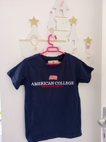 Tee-shirt american collège 5-6 ans