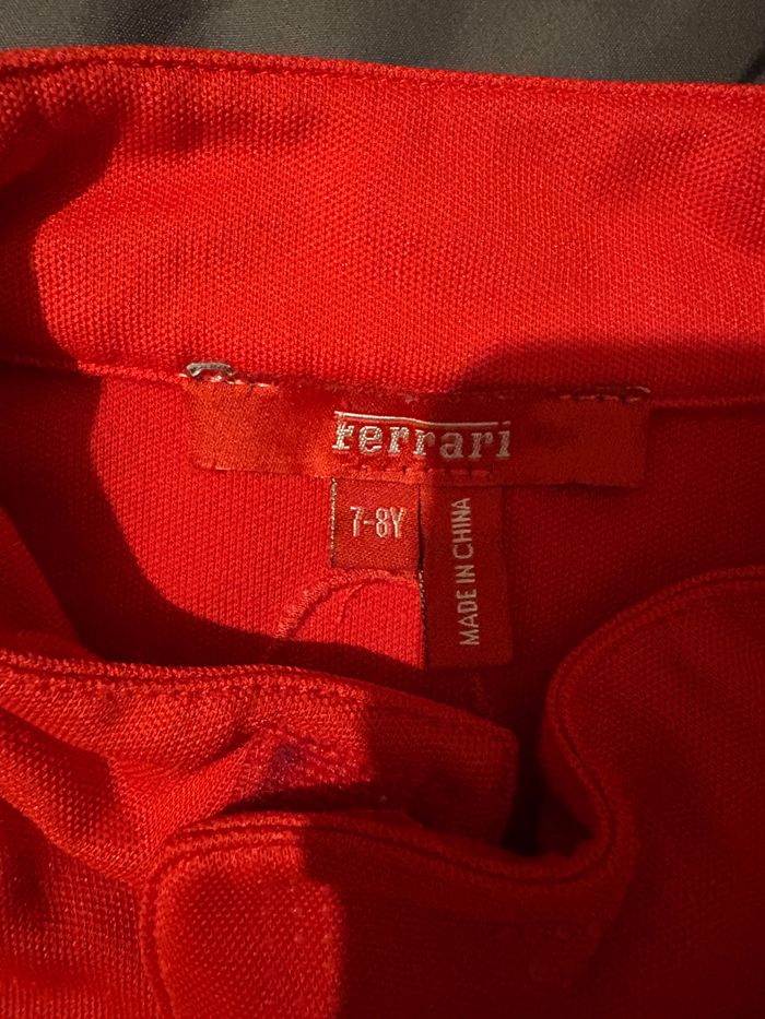 Veste zippé rouge Ferrari 7-8 ans - photo numéro 7