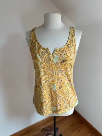 Superbe débardeur fluide coloré en tissu doux Promod 🌸 XL 42
