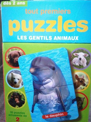 Tout premiers puzzles- les gentils animaux