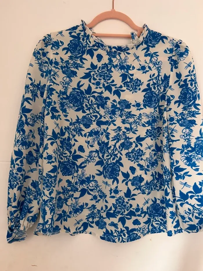 Blouse à fleurs - photo numéro 2