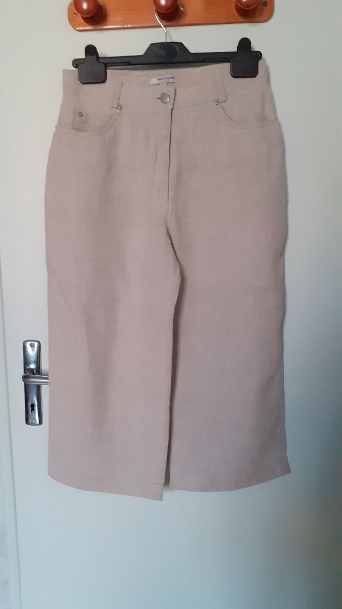Pantalon lin taille 36-38