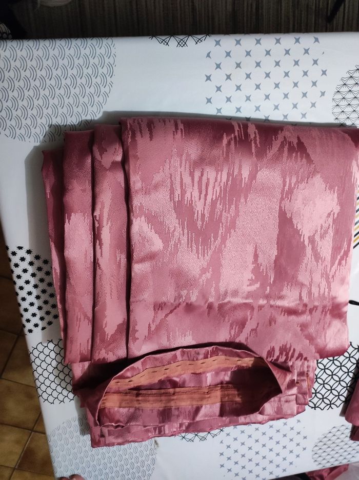 Rideaux vieux rose - photo numéro 3