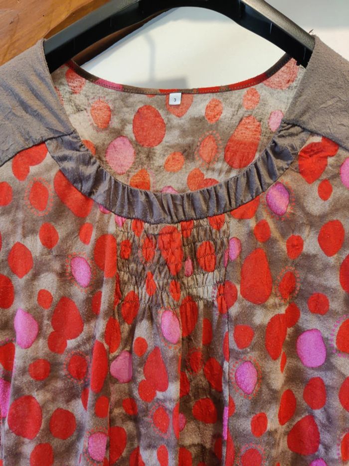 Blouse a pois - photo numéro 2