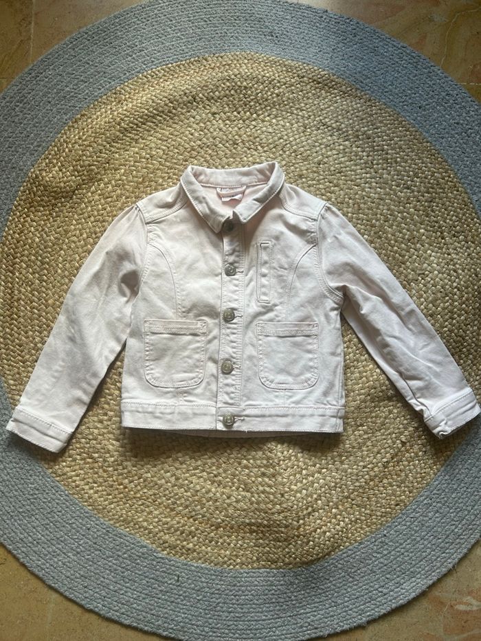 Veste en jean’s rose 4 ans - photo numéro 1