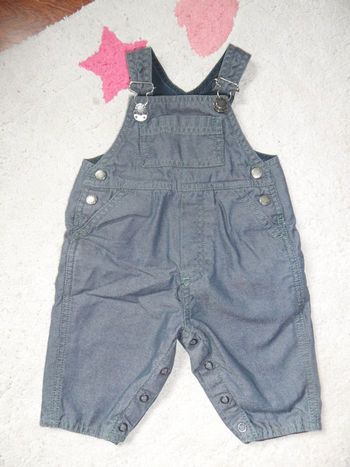 Salopette garçon Petit Bateau, 3 mois