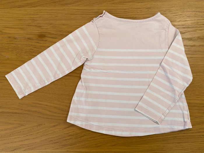 Obaïbi T-shirt manches longues rose/gris Taille 2 ans - photo numéro 6