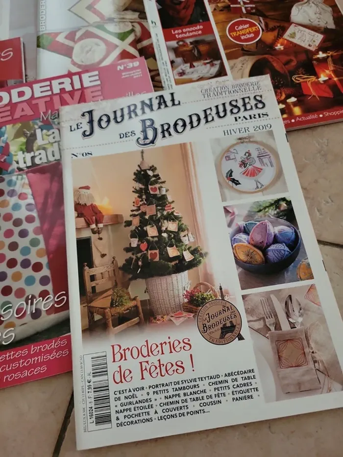 Lot de 7 revues de broderie - photo numéro 7
