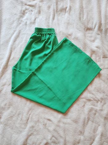 Pantalon à jambes larges / palazzo vert TU 36/40
