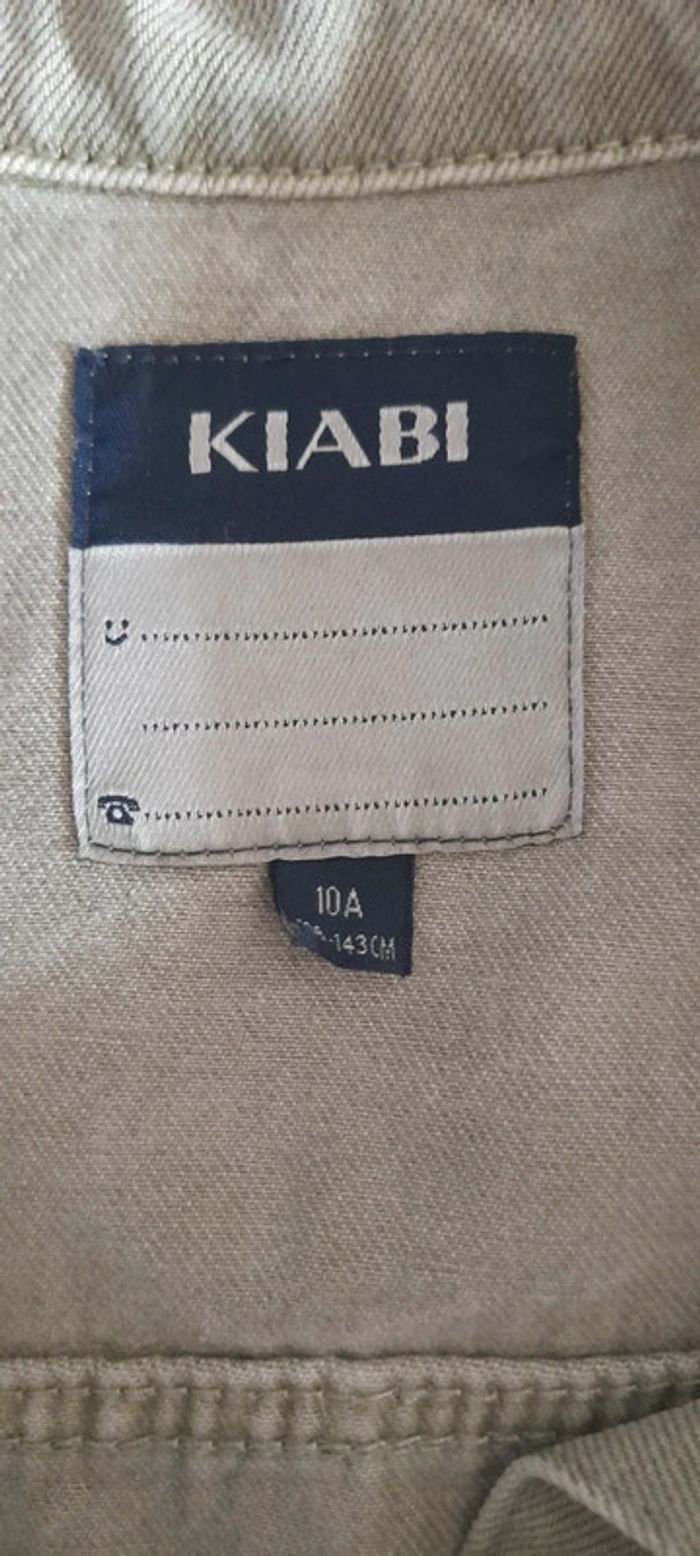Veste en jean vert - photo numéro 9