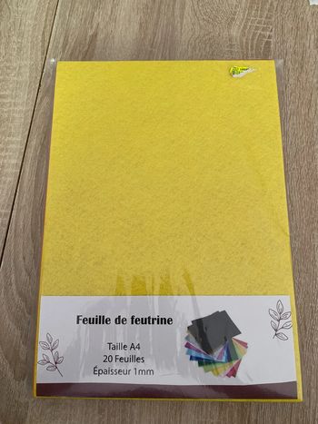 Feuille de feutrine