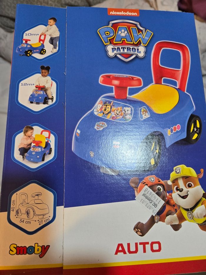 Trotteur pousseur smoby pat Patrouille - photo numéro 2