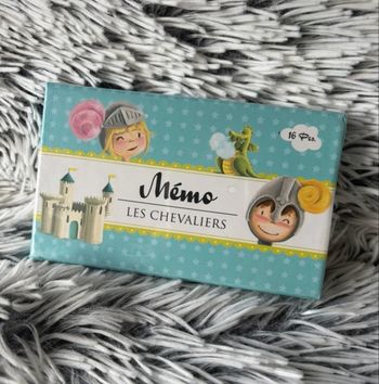 Jeu de mémo en bois 