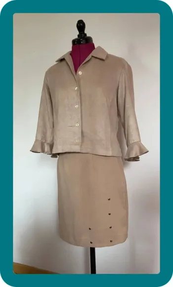 Magnifique ensemble 123 façon daim