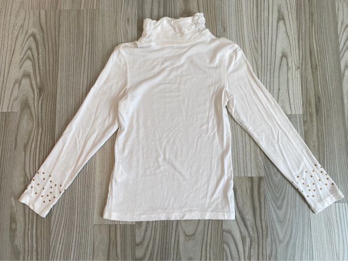 Col roulé blanc étoiles orchestra 6 ans - photo numéro 9