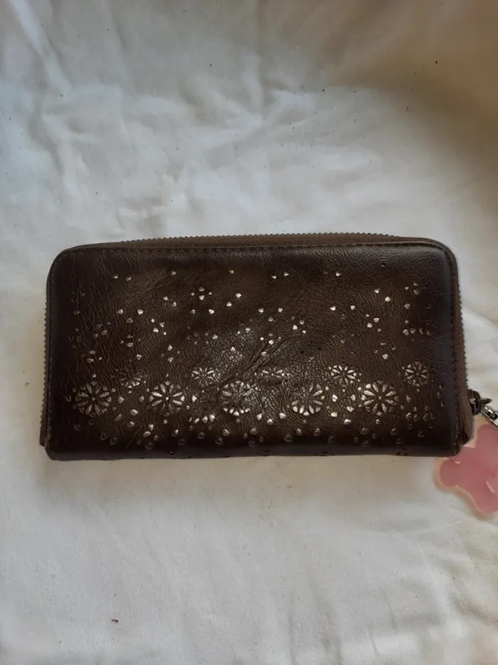 Porte monnaie pochette camaieu - photo numéro 3