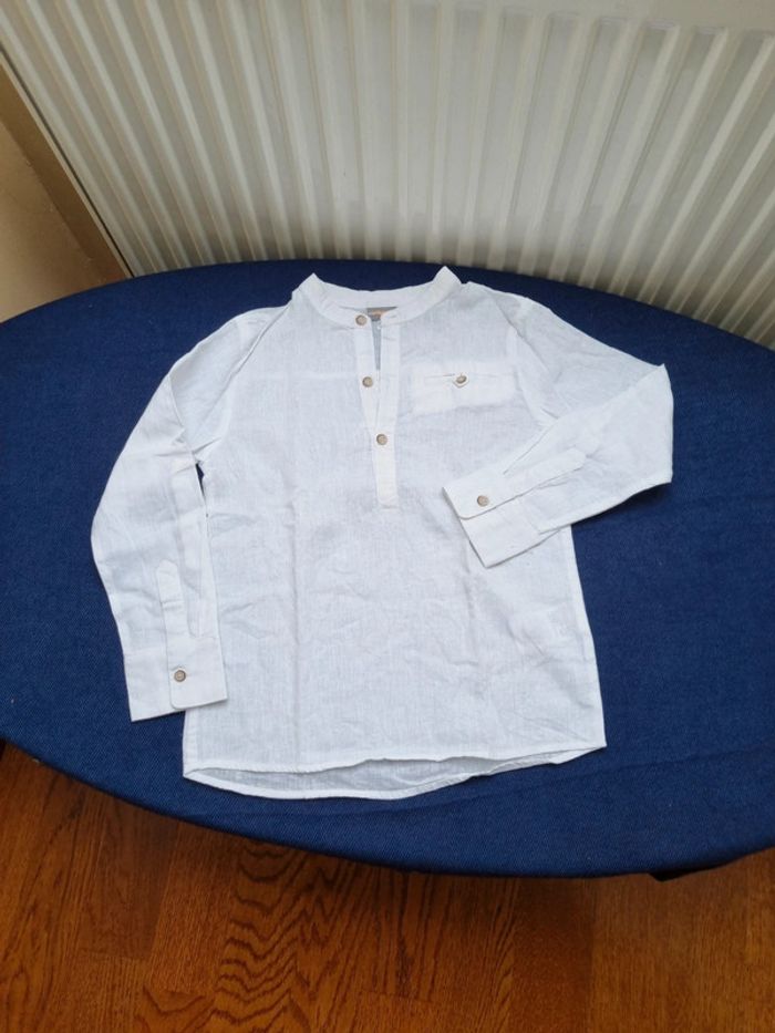 Chemise blanche lin