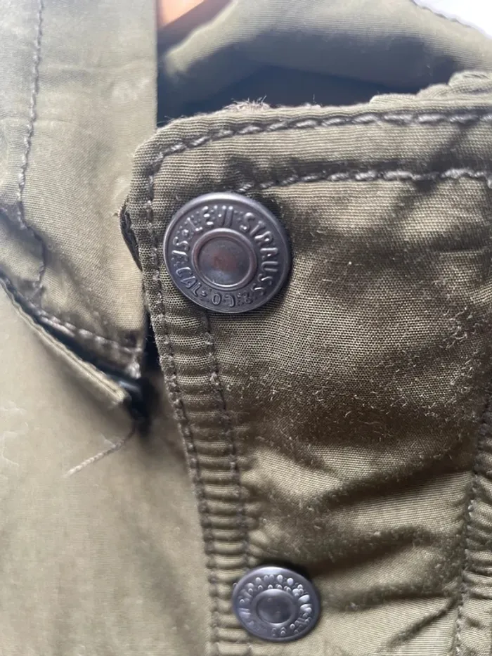 Levi's Green Coat Parka Women's Size M - photo numéro 6