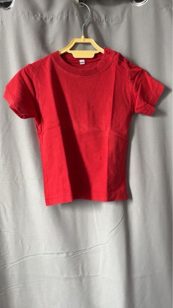 T-shirt rouge 