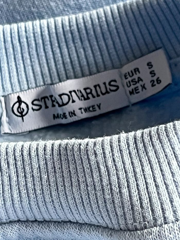 Sweat bleu clair stradivarius S - photo numéro 5