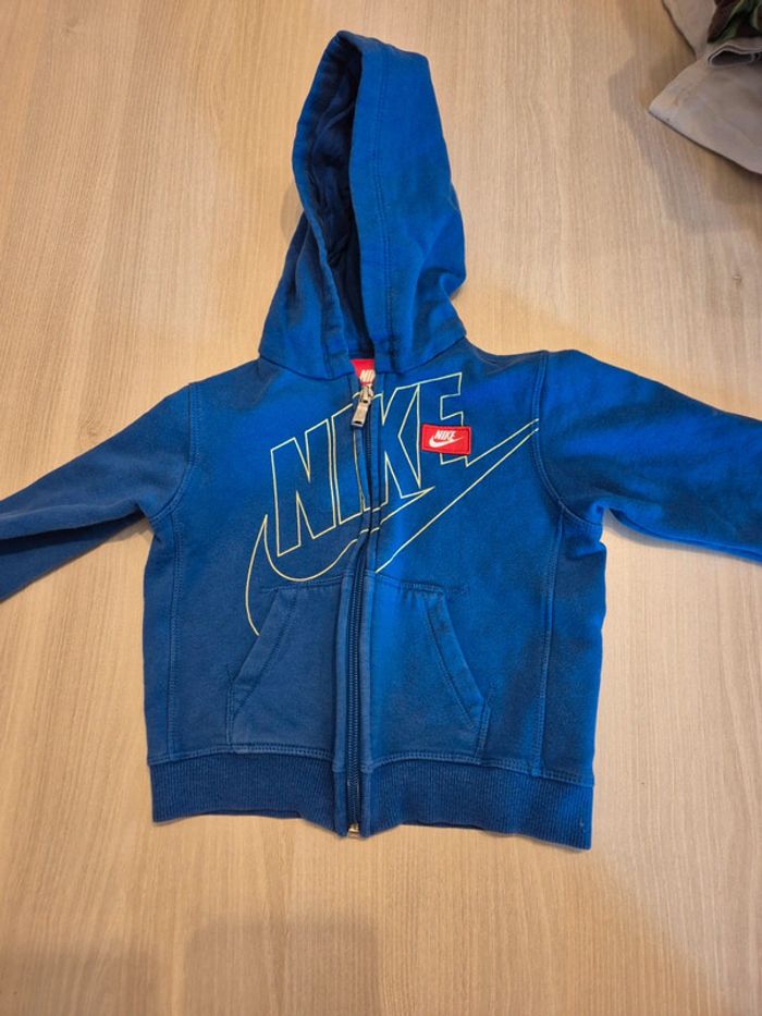 Veste zippé bleu pour garçon 18 mois Nike