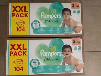 Couches Pampers Harmonie Taille 3 Neuf