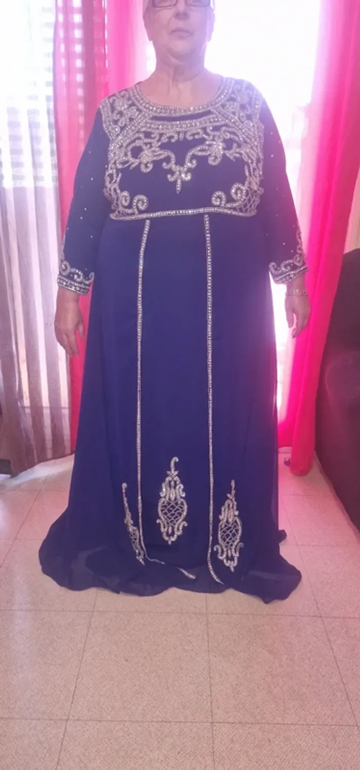 Caftan une pièce grande taille