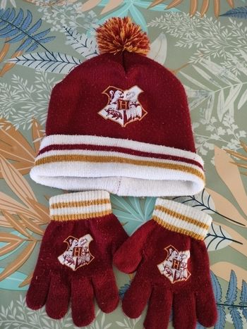 Ensemble gant bonnet harry Potter