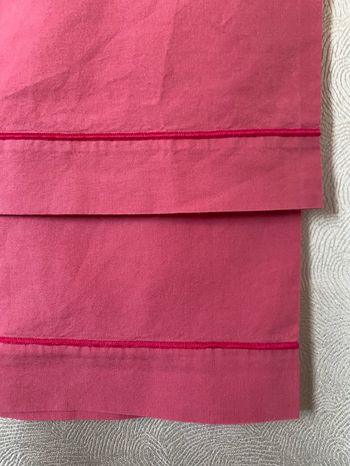 Housse de traversin rose foncé pour lit 2 personnes