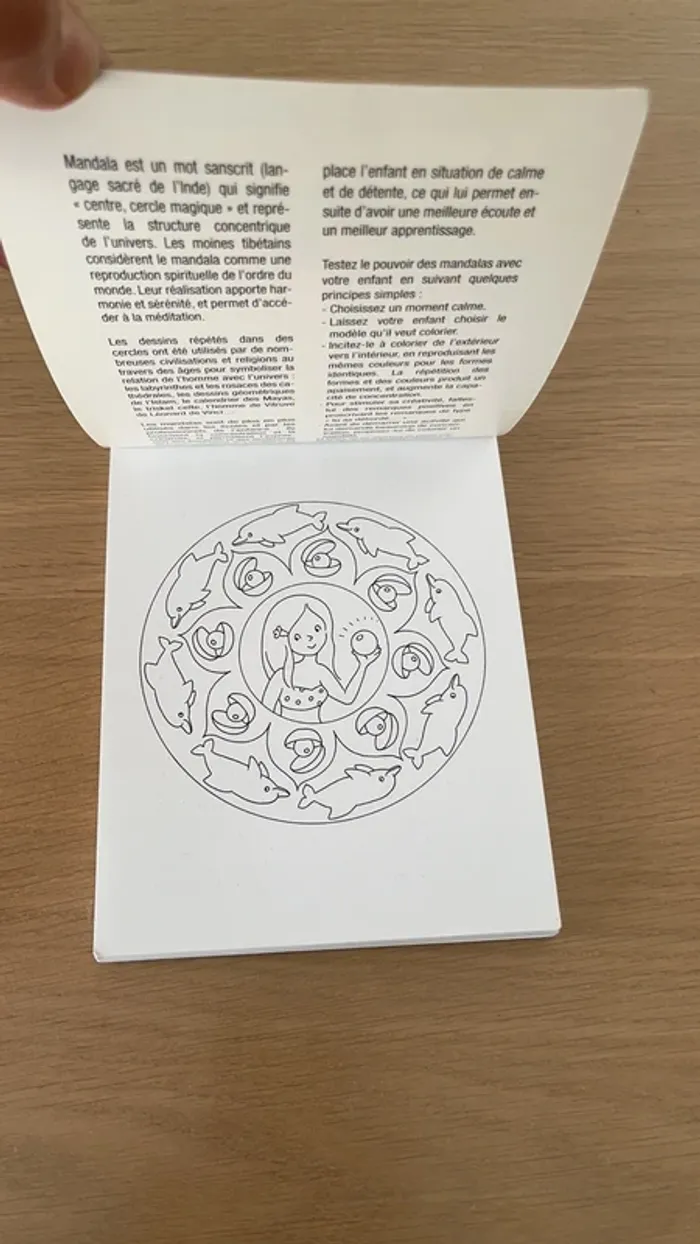 Coloriage mandala, océan - photo numéro 6