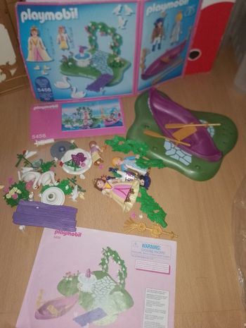Playmobil 5456 set anniversaire 40 ans 
Ilot des princesses et gondole