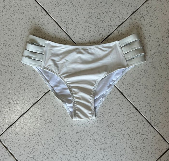 Culotte maillot de bain blanc