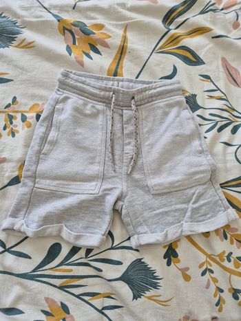 Short garçon gris clair 5 ans