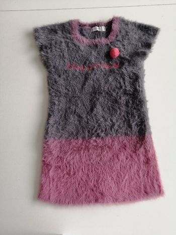 Robe pull manche courte