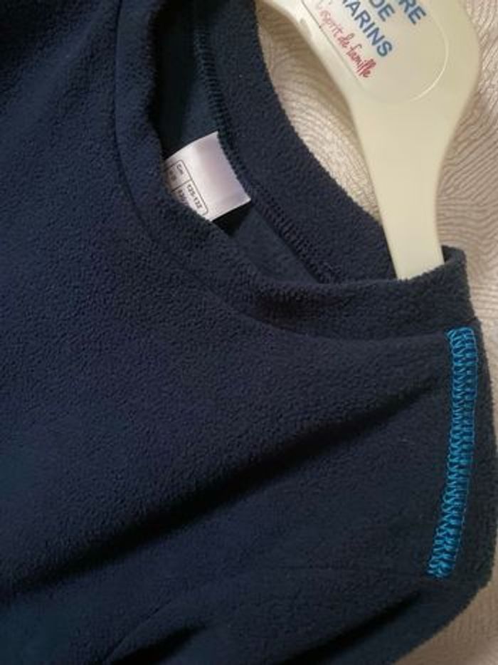 Pull polaire bleu marine 8 ans Quechua Decathlon - photo numéro 6