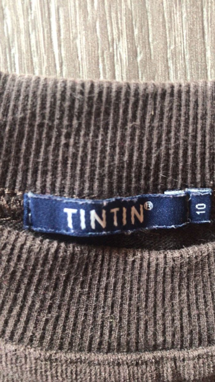 Tintin sweat taille 10 - photo numéro 4